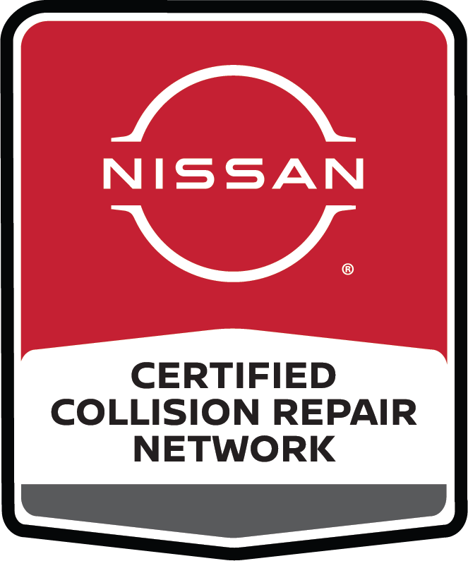 Nissan Certified Collision Repair Network certification logo
