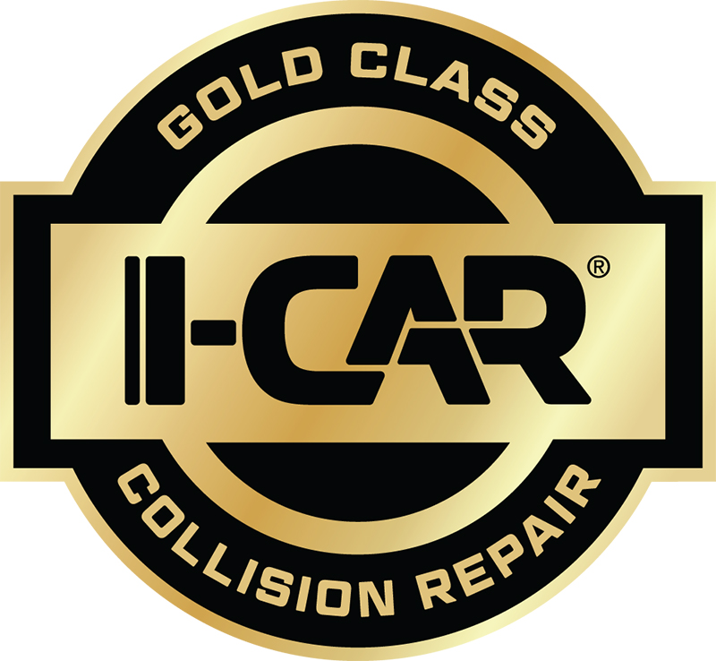 Gold Class I-Car Collision Repait certificate logo