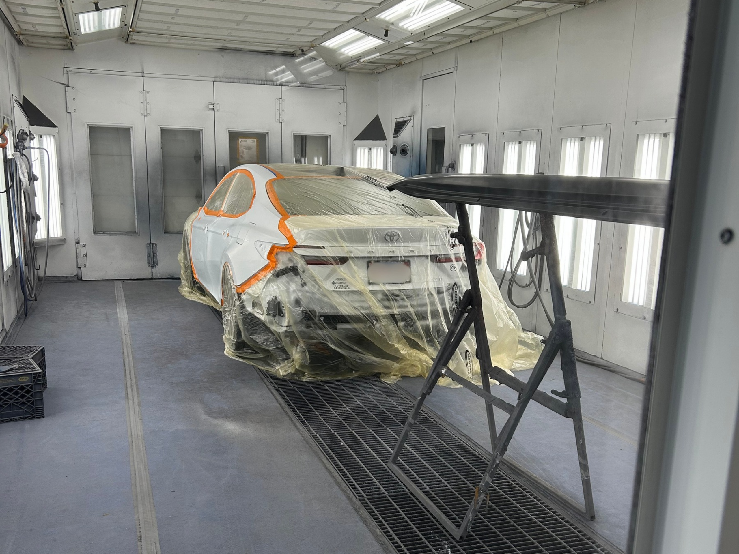 A car painting.